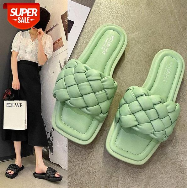 one-word square-head woven sandals and slippers female ins tide wear flat on the beach outside sky #vz8l, Black
one-word square-head woven sandals and slippers female ins tide wear flat on the beach outside sky #vz8l, Black