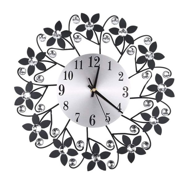 wall clock,round leaf petals metal clock, dial with arabic numerals, decorative clock for living room, bedroom, office s clocks
wall clock,round leaf petals metal clock, dial with arabic numerals, decorative clock for living room, bedroom, office s clocks