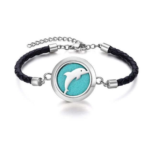 charm bracelets 10pcs/lot 16 styles genuine leather bracelet with perfume aroma pendant for women essential oil diffuser jewelry, Golden;silver
charm bracelets 10pcs/lot 16 styles genuine leather bracelet with perfume aroma pendant for women essential oil diffuser jewelry, Golden;silver
