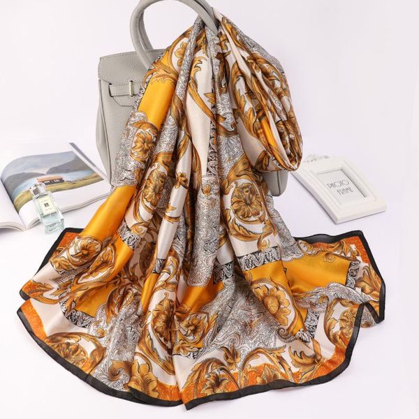 scarves 2021 lady 180x90cm dustproof handkerchief summer sunscreen silk fashion colour beach towel korean print good luck shawls, Blue;gray
scarves 2021 lady 180x90cm dustproof handkerchief summer sunscreen silk fashion colour beach towel korean print good luck shawls, Blue;gray