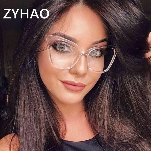 fashion sunglasses frames 2021 cat eye glasses frame women brand desinger plastic clear for men lentes opticos para mujer, Black 
fashion sunglasses frames 2021 cat eye glasses frame women brand desinger plastic clear for men lentes opticos para mujer, Black