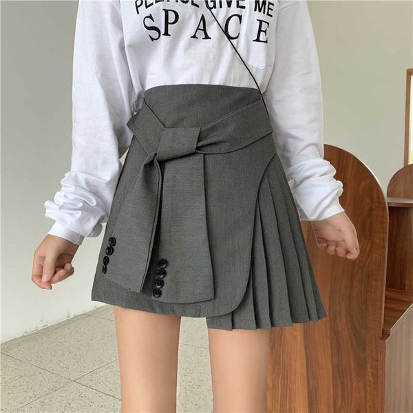korean female ulzzang short fashion casual solid color design chic high waist a-line ins college personality skirt 210608, Black
korean female ulzzang short fashion casual solid color design chic high waist a-line ins college personality skirt 210608, Black