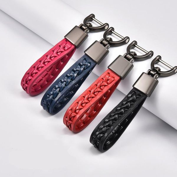 keychains fashion hand woven leather keychain key rings horseshoe buckle chain holder for car keyring men women auto, Silver
keychains fashion hand woven leather keychain key rings horseshoe buckle chain holder for car keyring men women auto, Silver