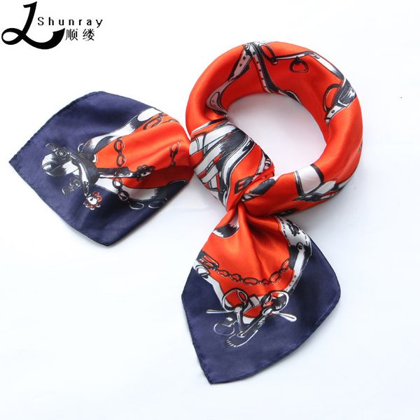 handkerchiefkorean spring and autumn profsional simulation small square chain leather buckle printed silk versatile scarf gift, Blue;white
handkerchiefkorean spring and autumn profsional simulation small square chain leather buckle printed silk versatile scarf gift, Blue;white