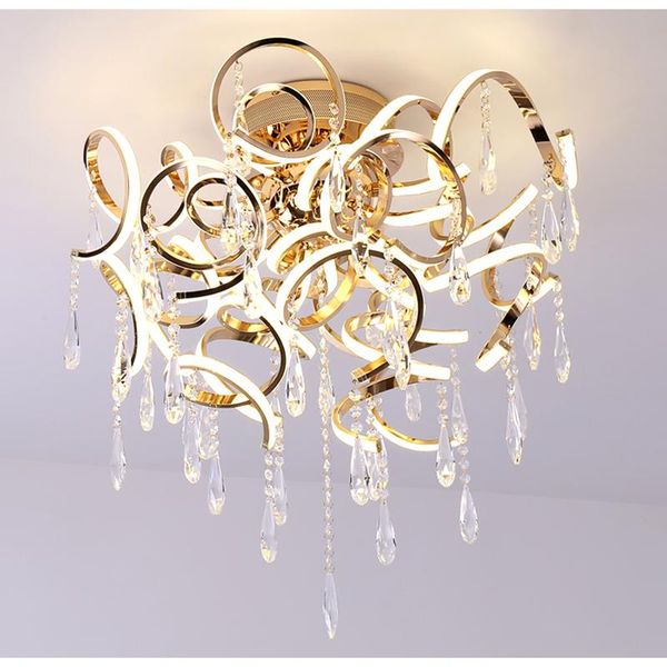 modern simple led luxury chandelier home decor rose gold k9 crystal deco fixtures living room bedroom hanginglamp pendant lamps
modern simple led luxury chandelier home decor rose gold k9 crystal deco fixtures living room bedroom hanginglamp pendant lamps