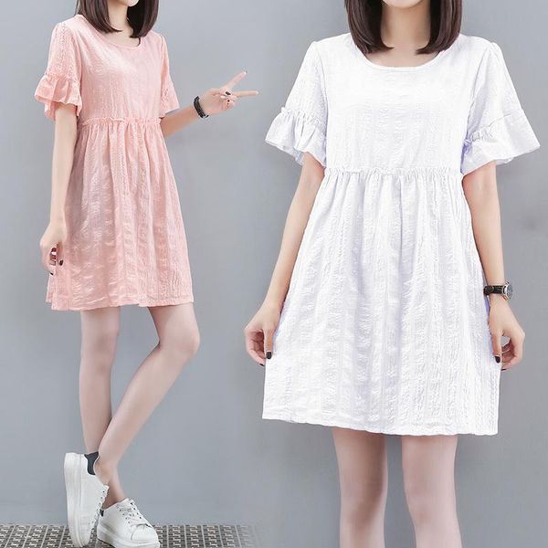 maternity dresses nursing clothes summer cotton short sleeve loose stylish breastfeeding dress for pregnant women mom, White
maternity dresses nursing clothes summer cotton short sleeve loose stylish breastfeeding dress for pregnant women mom, White