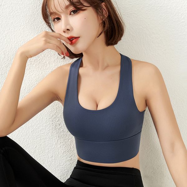 cross back bra back four rows of buckle yoga underwear women european and american fitness vest shockproof running swim wear, Black
cross back bra back four rows of buckle yoga underwear women european and american fitness vest shockproof running swim wear, Black