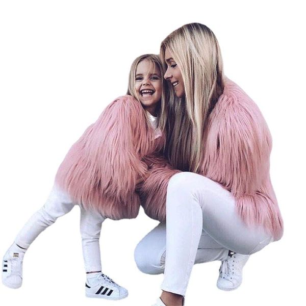 women's fur & faux family coat winter jacket waistcoat matching outfits sheepskin 2021 mother kids, Black
women's fur & faux family coat winter jacket waistcoat matching outfits sheepskin 2021 mother kids, Black