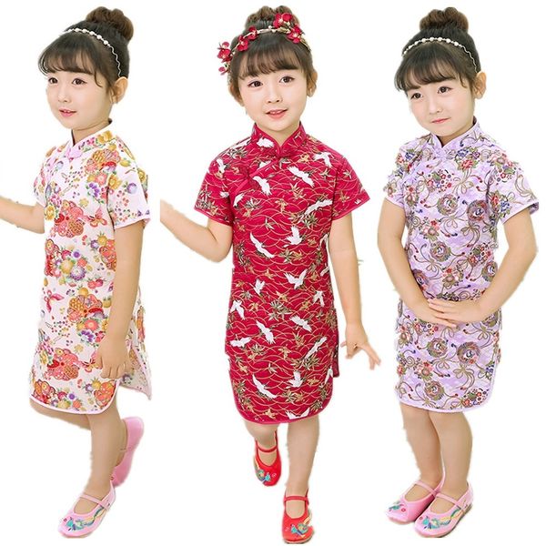 floral baby girl one-piece dress cotton children qipao clothes chi-pao cheongsam costume girls slim dress traditional garment 210413, Red;yellow
floral baby girl one-piece dress cotton children qipao clothes chi-pao cheongsam costume girls slim dress traditional garment 210413, Red;yellow