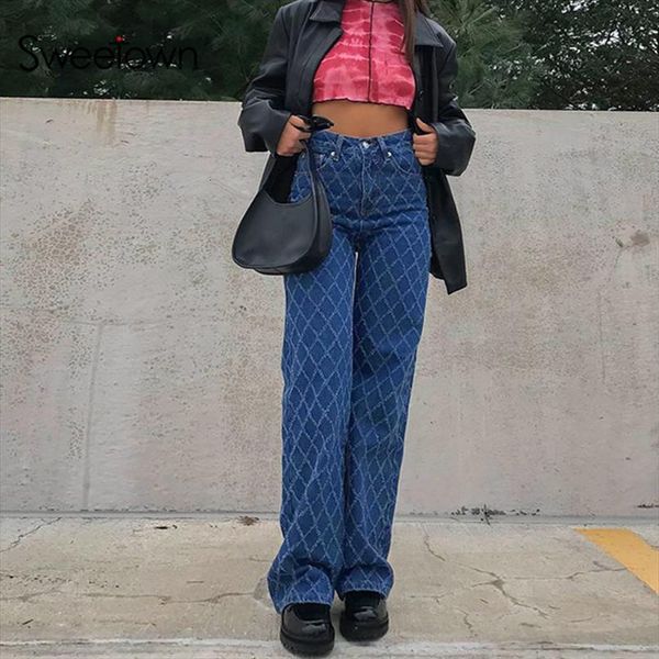blue 90s aesthetic baggy women jeans plaid pattern vintage streetwear straight pants pockets mid waist denim trousers
blue 90s aesthetic baggy women jeans plaid pattern vintage streetwear straight pants pockets mid waist denim trousers