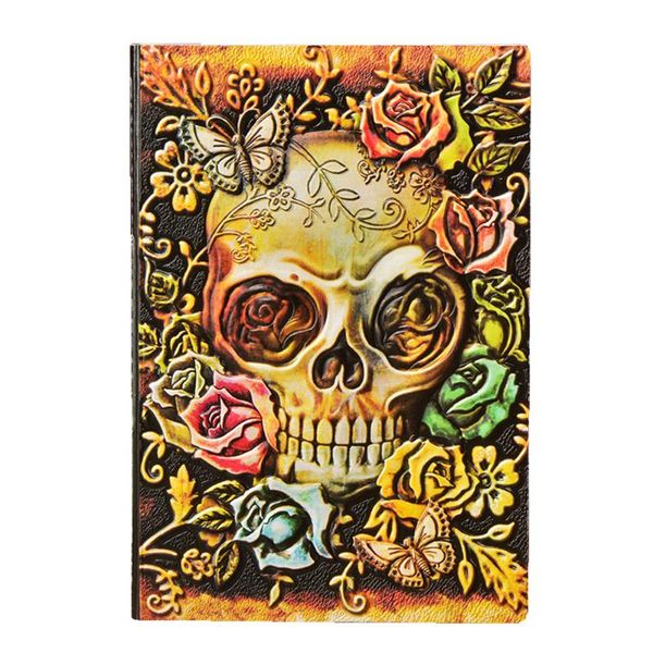 notepads 3d embossed skull notebook - the book of shadows magic spell, Purple;pink
notepads 3d embossed skull notebook - the book of shadows magic spell, Purple;pink