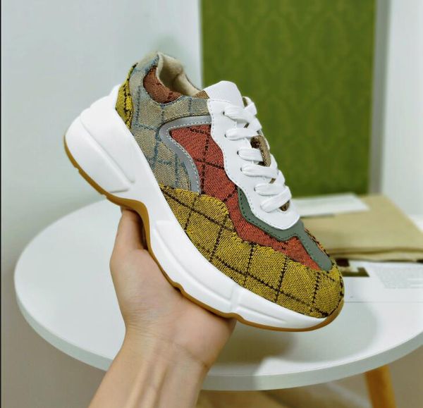 2021 designer shoes rhyton sneakers beige men trainers vintage luxury chaussures ladies shoe designers sneakes with box, Black
2021 designer shoes rhyton sneakers beige men trainers vintage luxury chaussures ladies shoe designers sneakes with box, Black