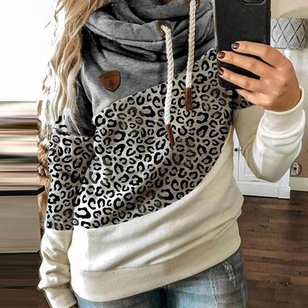 women's hoodies & sweatshirts colorblock leopard/camouflage stitching hooded sports style sweatshirt thick warm winter women loose top, Black
women's hoodies & sweatshirts colorblock leopard/camouflage stitching hooded sports style sweatshirt thick warm winter women loose top, Black