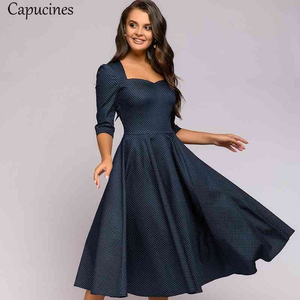 capucines autumn vintage square collar dot print dress women 3/4 sleeve a line bow tie backless mid-calf dresses 210322, Black;gray
capucines autumn vintage square collar dot print dress women 3/4 sleeve a line bow tie backless mid-calf dresses 210322, Black;gray