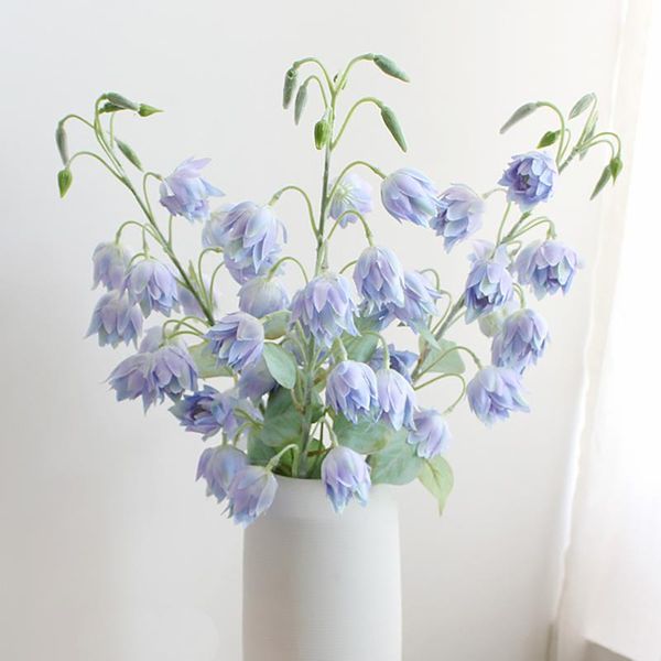 decorative flowers & wreaths 1 stem 83cm blue campanula artificial silk fake handmade crafts home decor plantas
decorative flowers & wreaths 1 stem 83cm blue campanula artificial silk fake handmade crafts home decor plantas