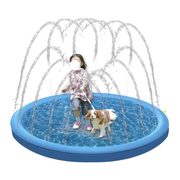 kennels & pens pet sprinkler pad for dog summer cool toys swimming pool outdoor play cooling mat inflatable water spray tub
kennels & pens pet sprinkler pad for dog summer cool toys swimming pool outdoor play cooling mat inflatable water spray tub