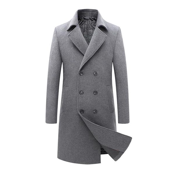 men's wool & blends winter double-breasted coat men thick slim fit jacket outerwear warm casual coats overcoat plus size s-4xl, Black
men's wool & blends winter double-breasted coat men thick slim fit jacket outerwear warm casual coats overcoat plus size s-4xl, Black