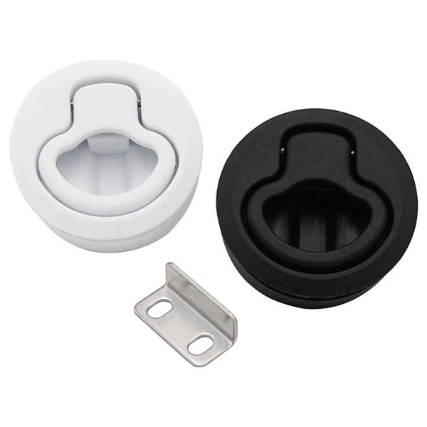 2" black/ white round locking flush pull latch replacement plastic for rv marine boat atv parts
2" black/ white round locking flush pull latch replacement plastic for rv marine boat atv parts