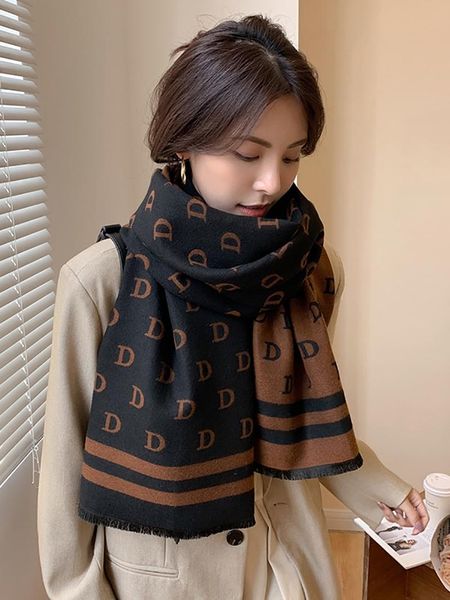 scarves luxury double-sided letter scarf women winter warm cashmere shawl printed soft thin blanket holiday gift, Blue;gray
scarves luxury double-sided letter scarf women winter warm cashmere shawl printed soft thin blanket holiday gift, Blue;gray