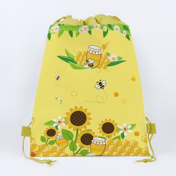 gift wrap 4pcs bee sunflower theme non-woven bag fabric backpack child travel school decoration drawstring
gift wrap 4pcs bee sunflower theme non-woven bag fabric backpack child travel school decoration drawstring