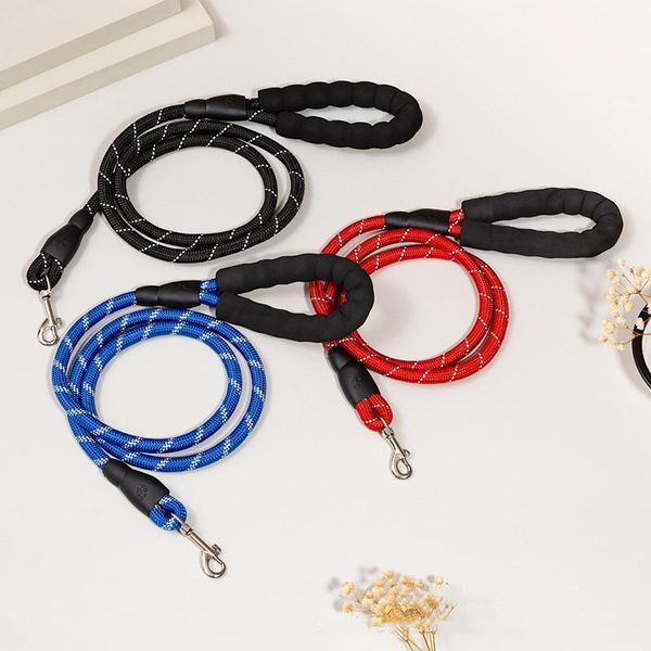 dog collars & leashes pet traction rope night reflective nylon resistant pull belt round walking leash chain household supplies
dog collars & leashes pet traction rope night reflective nylon resistant pull belt round walking leash chain household supplies