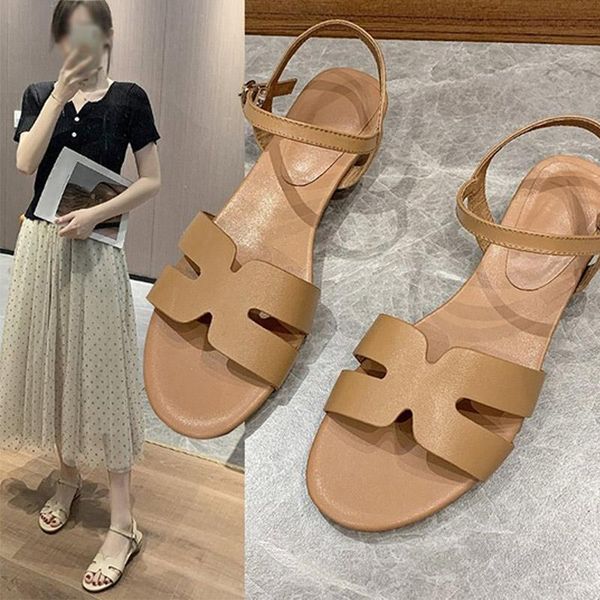 sandals ladies retro simple flat-bottomed 2021 summer women roman shoes fashiona comfortable open-toed beach shoe ankle buckle, Black
sandals ladies retro simple flat-bottomed 2021 summer women roman shoes fashiona comfortable open-toed beach shoe ankle buckle, Black
