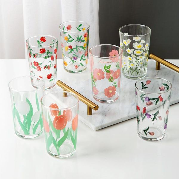 korean ins net red tulip glass small daisy flower cup fresh printing water middle-aged suitable for home office wine glasses
korean ins net red tulip glass small daisy flower cup fresh printing water middle-aged suitable for home office wine glasses