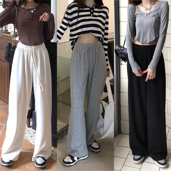 women's shorts straight pants drawstring wide leg elastic waist casual women's autumn 2021 korean high trend, White;black
women's shorts straight pants drawstring wide leg elastic waist casual women's autumn 2021 korean high trend, White;black