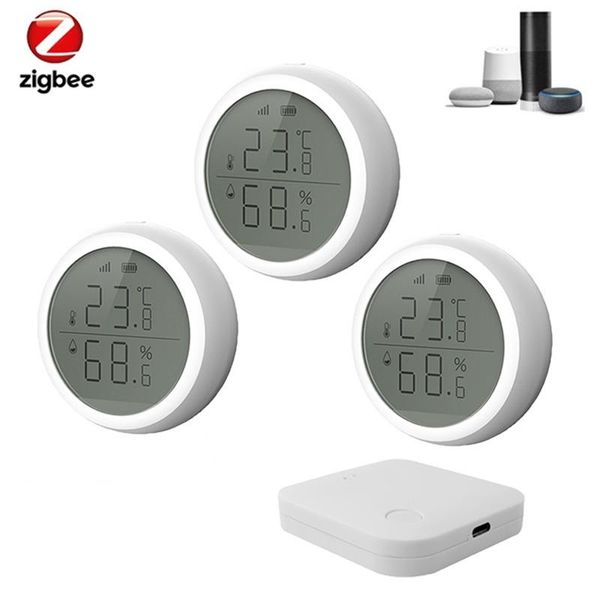 smart home control tuya zigbee temperature and humidity sensor with lcd screen works assistant hub
smart home control tuya zigbee temperature and humidity sensor with lcd screen works assistant hub