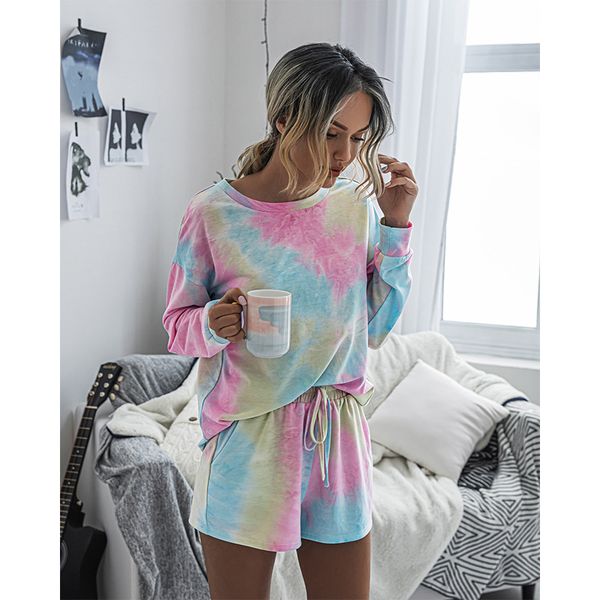 tie dye sets women casual two pieces short sleeve t shirts and high waist short pants solid outfits tracksuit, White
tie dye sets women casual two pieces short sleeve t shirts and high waist short pants solid outfits tracksuit, White