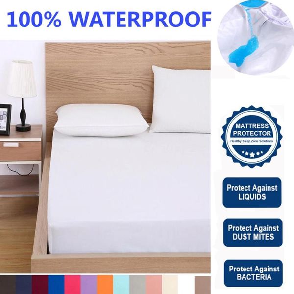 sheets & sets waterproof solid fitted sheet king queen full twin single size mattress cover with all-around elastic rubber band bed
sheets & sets waterproof solid fitted sheet king queen full twin single size mattress cover with all-around elastic rubber band bed