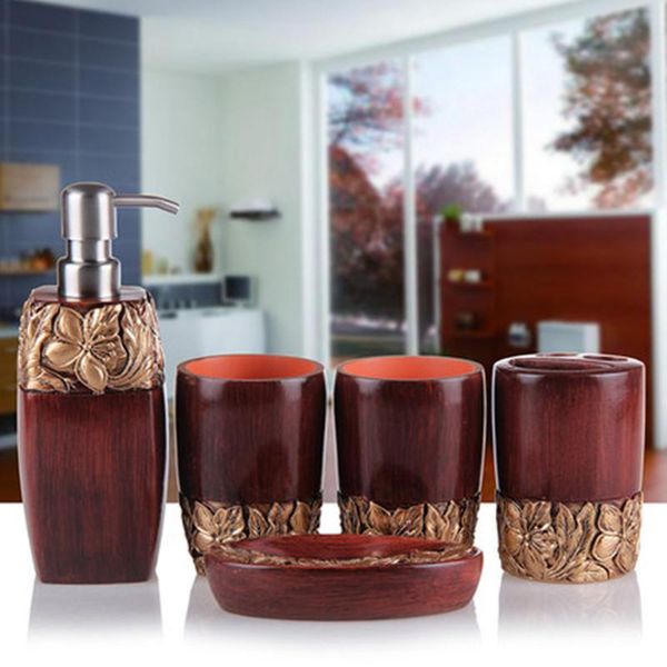 bath accessory set retro men's wash resin bathroom accessories toothbrush holder sanitary five-piece lovers mouth cup
bath accessory set retro men's wash resin bathroom accessories toothbrush holder sanitary five-piece lovers mouth cup
