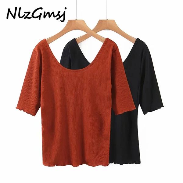 t-shirt women round neck short sleeve simple basic chic slim multicolor female 05 210628, White
t-shirt women round neck short sleeve simple basic chic slim multicolor female 05 210628, White