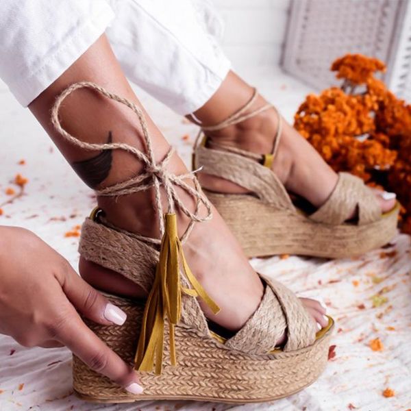 summer sandals wedges 2021 ankle wrap fashion high heel platform strap open toes women shoes, Black
summer sandals wedges 2021 ankle wrap fashion high heel platform strap open toes women shoes, Black