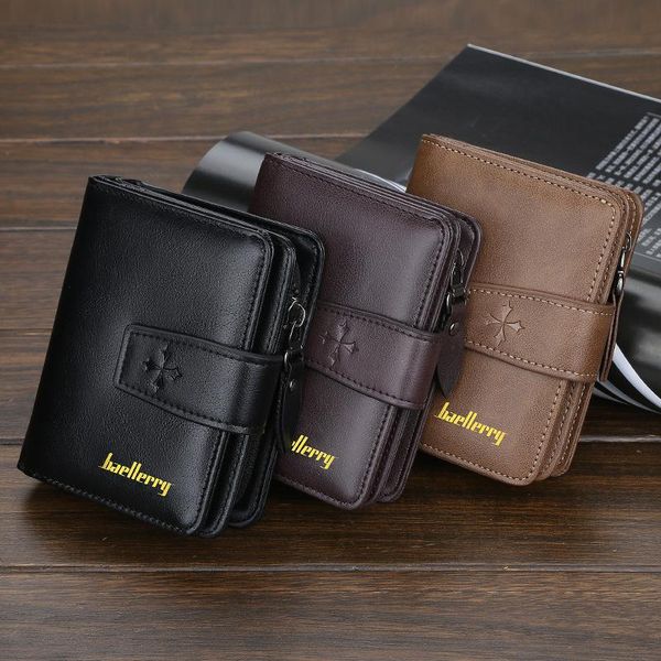 wallets 2021 buckle zipper coin purse men's short multi-card position vertical wallet multi-function card holder, Red;black
wallets 2021 buckle zipper coin purse men's short multi-card position vertical wallet multi-function card holder, Red;black