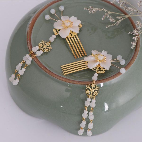 hair clips & barrettes 1pair women archaistic dress accessories fairy crystal flowers tassels comb exquisite children performance headwear m, Golden;silver
hair clips & barrettes 1pair women archaistic dress accessories fairy crystal flowers tassels comb exquisite children performance headwear m, Golden;silver