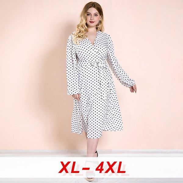 casual dresses long puff sleeve deep v neck party belted wrap woman high street dot bandage dress plus size women retro, Black;gray
casual dresses long puff sleeve deep v neck party belted wrap woman high street dot bandage dress plus size women retro, Black;gray