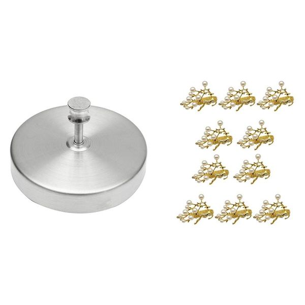 1x pizza kitchen tools stainless steel pastry mold hamburger meatball press & 10 pcs pearl deer napkin rings
1x pizza kitchen tools stainless steel pastry mold hamburger meatball press & 10 pcs pearl deer napkin rings