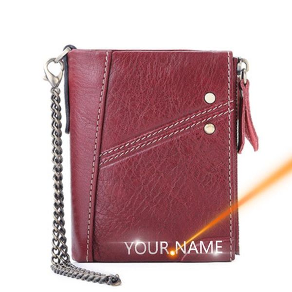 wallets 2021 name engraving manwallet fashion genuine leather solid zipper po holder short man wallet male purses, Red;black
wallets 2021 name engraving manwallet fashion genuine leather solid zipper po holder short man wallet male purses, Red;black