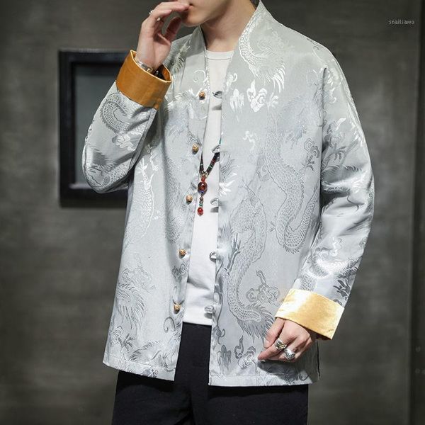 men's jackets neploha chinese style autumn winter man oversized streetwear men casual loose coats clothing, Black;brown
men's jackets neploha chinese style autumn winter man oversized streetwear men casual loose coats clothing, Black;brown