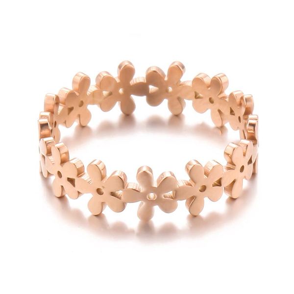 wedding rings flowers ring for women rose gold or silver color stainless steel accessories engagement female jewelry gift(gr257), Slivery;golden
wedding rings flowers ring for women rose gold or silver color stainless steel accessories engagement female jewelry gift(gr257), Slivery;golden