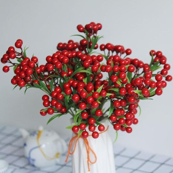35cm 5 colors bubble berry artificial flower diy christmas decations for home wedding party fake fruit branch decor decorative flowers & wre
35cm 5 colors bubble berry artificial flower diy christmas decations for home wedding party fake fruit branch decor decorative flowers & wre