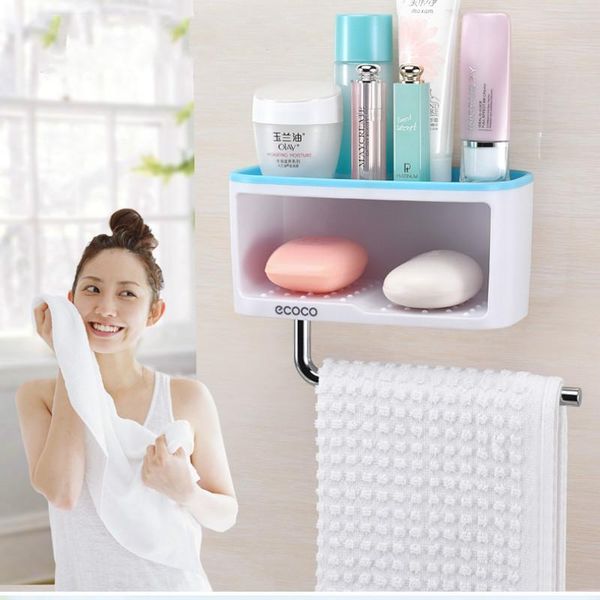 bathroom shelves creative punch soap holder sucker drain large double wall-mounted box towel rack wj021620
bathroom shelves creative punch soap holder sucker drain large double wall-mounted box towel rack wj021620