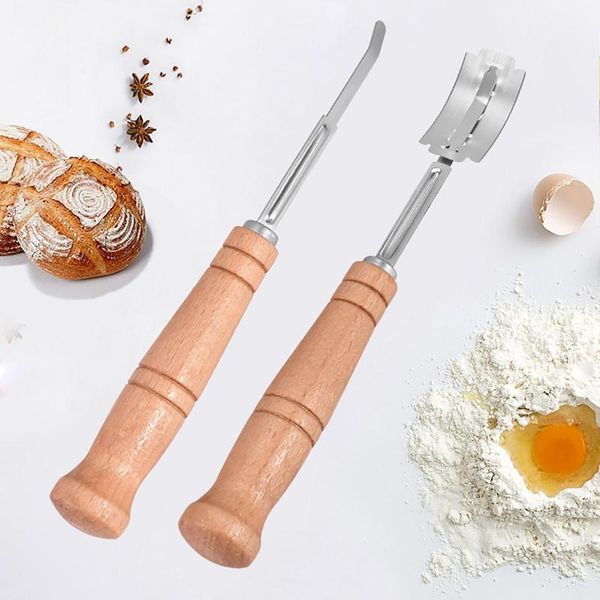 kitchen gadgets wooden handle stainless steel knife with 5 sharp blades cake pizza baking tool dough making cutter accessories & pastry tool
kitchen gadgets wooden handle stainless steel knife with 5 sharp blades cake pizza baking tool dough making cutter accessories & pastry tool