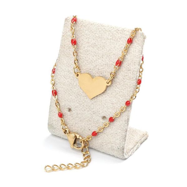 charm bracelets 18cm long classic stainless steel link cable chain heart gold multicolor enamel bracelet fashion women jewelry gifts, Golden;silver
charm bracelets 18cm long classic stainless steel link cable chain heart gold multicolor enamel bracelet fashion women jewelry gifts, Golden;silver