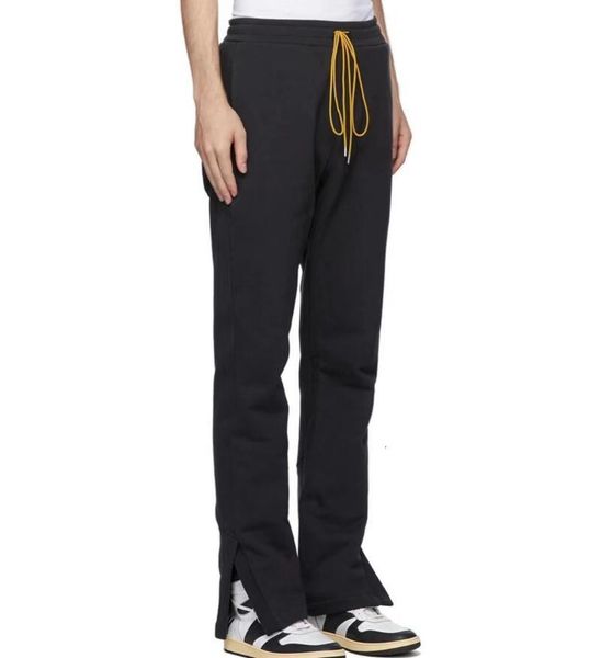 pants 20ss rhude drawstring sweatpants men women high street stitching split terry casual pants thickening trousers, Black
pants 20ss rhude drawstring sweatpants men women high street stitching split terry casual pants thickening trousers, Black