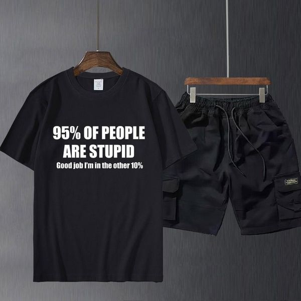 men's tracksuits men's short sleeve suit 95% of people are stupid gift for dad fathers day funny t shirt tshirt men cotton t-shirt, Gray
men's tracksuits men's short sleeve suit 95% of people are stupid gift for dad fathers day funny t shirt tshirt men cotton t-shirt, Gray