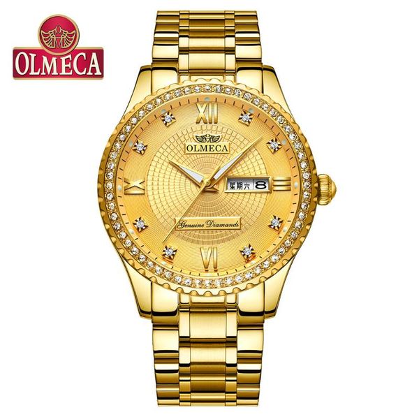 wristwatches olmeca fashion mens watches calendar luminous luxury diamond watch men gift casual dress male quartz date clock, Slivery;brown
wristwatches olmeca fashion mens watches calendar luminous luxury diamond watch men gift casual dress male quartz date clock, Slivery;brown