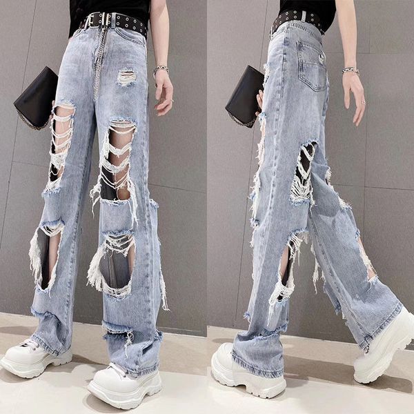 women's jeans varofi-jeans retrô, rasgado, perna reta, calça feminina, jeans baggy para mulheres, roupa de rua vintage vzt8, Blue
women's jeans varofi-jeans retrô, rasgado, perna reta, calça feminina, jeans baggy para mulheres, roupa de rua vintage vzt8, Blue
