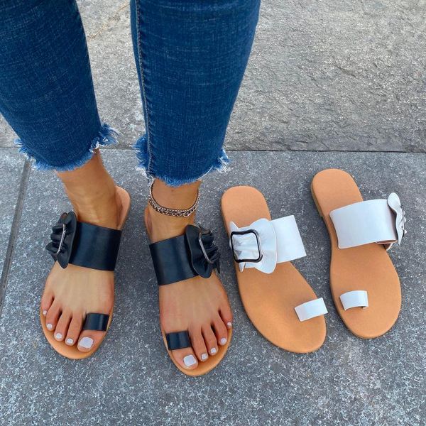 slippers sagace 2021 women bohemia beach open toe flats sandals chaussures ring flat with outdoor slides shoes, Black
slippers sagace 2021 women bohemia beach open toe flats sandals chaussures ring flat with outdoor slides shoes, Black